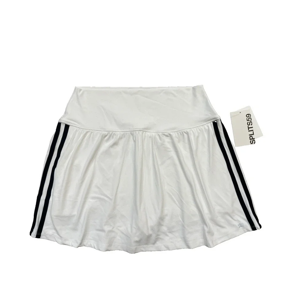 NWT  Splits59 Ella Airweight High Waist Women's Skort‎ MSRP $128 White Sz XL New
